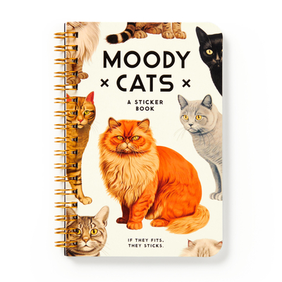 Moody Cats Sticker Book (A Brass Monkey Sticker Book) By Brass Brass Monkey, Galison Cover Image
